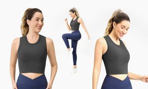 Women-Ribbed-Cropped-Tank-Top-High-Neck-Workout-Sports-Bra-Top-2025