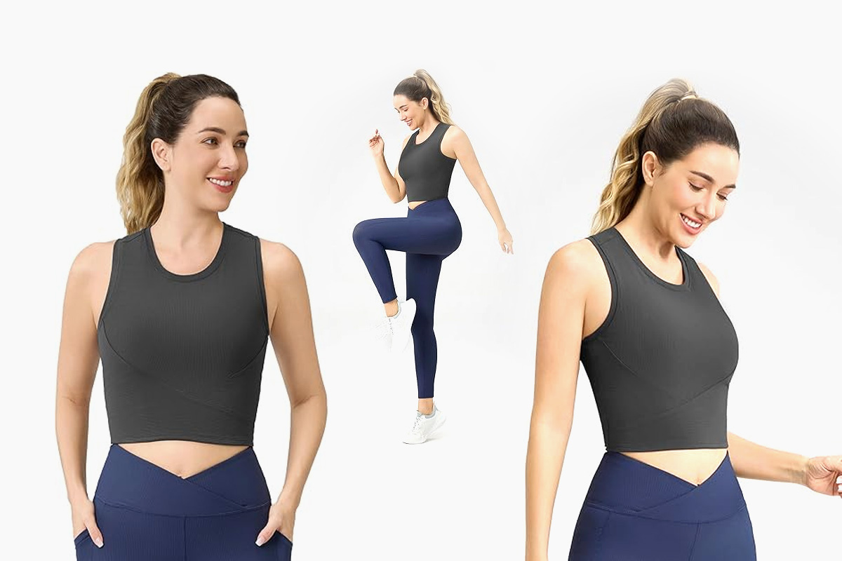 Women-Ribbed-Cropped-Tank-Top-High-Neck-Workout-Sports-Bra-Top-2025